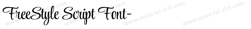 FreeStyle Script Font字体转换